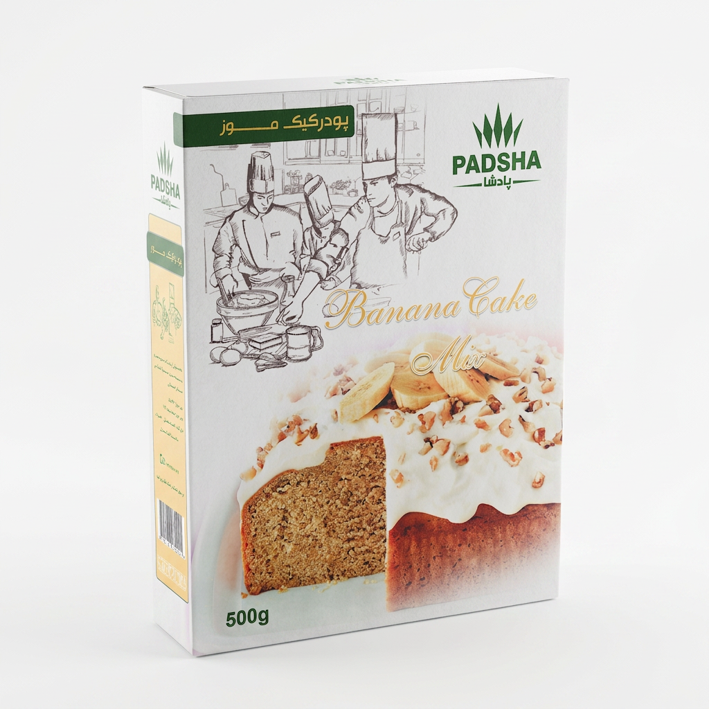 PADSHA Banana Cake Mix 500g