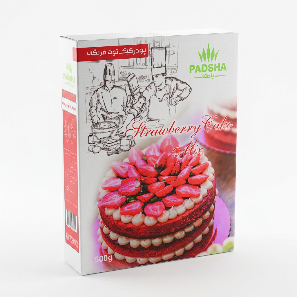 PADSHA Strawberry Cake Mix 500g