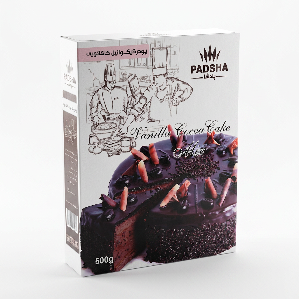 PADSHA Vanilla Cocoa Cake Mix 500g