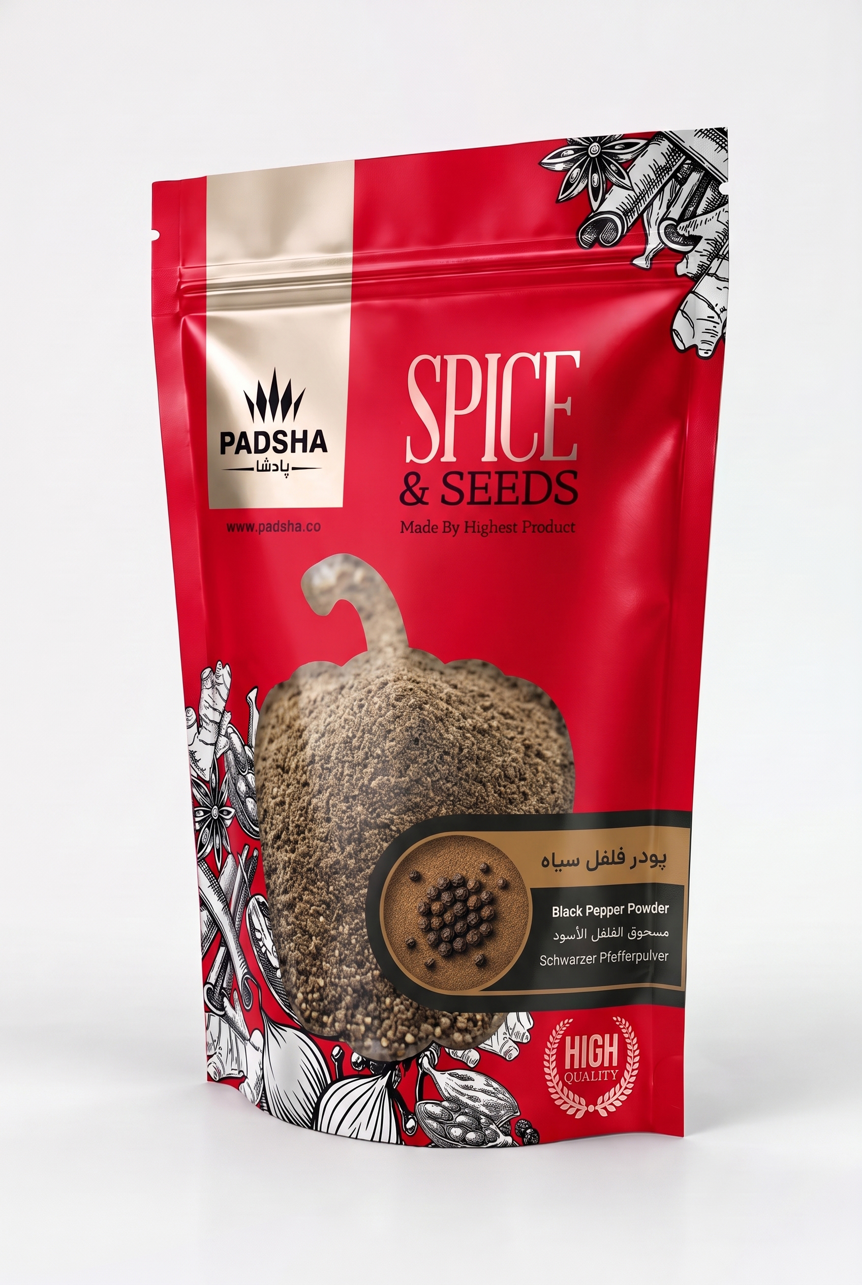 PADSHA Black Pepper Powder